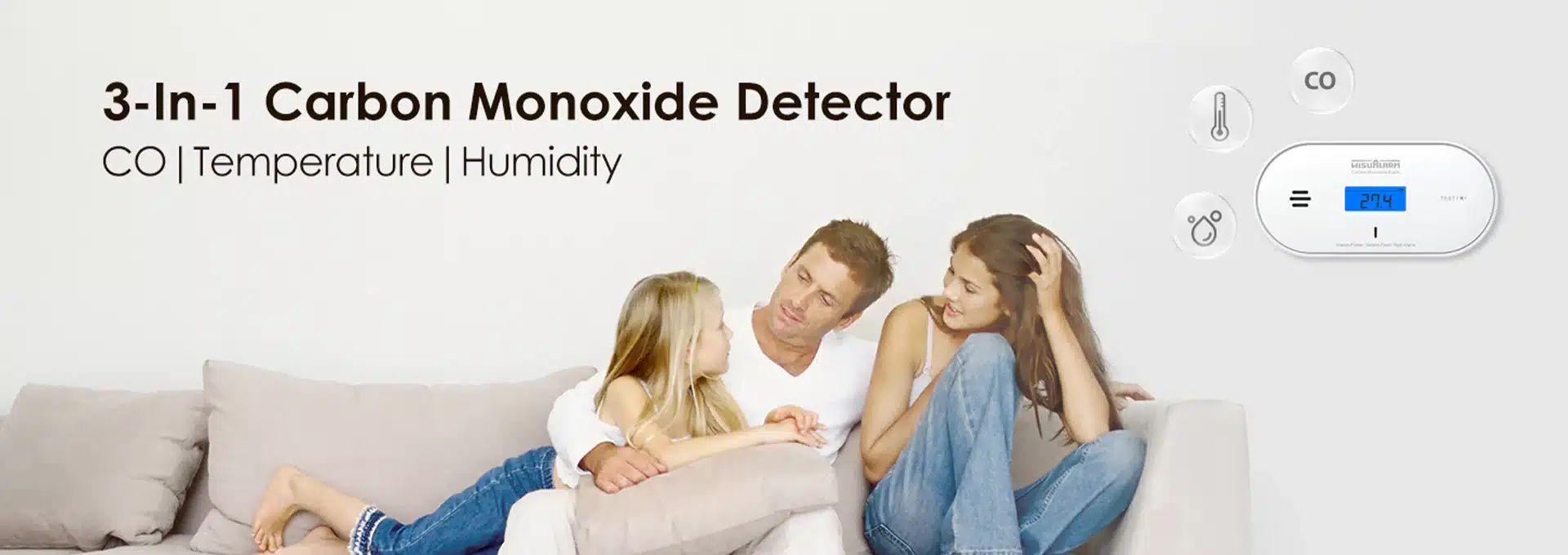 C06 3 IN 1 Carbon Monoxide Alarm 06