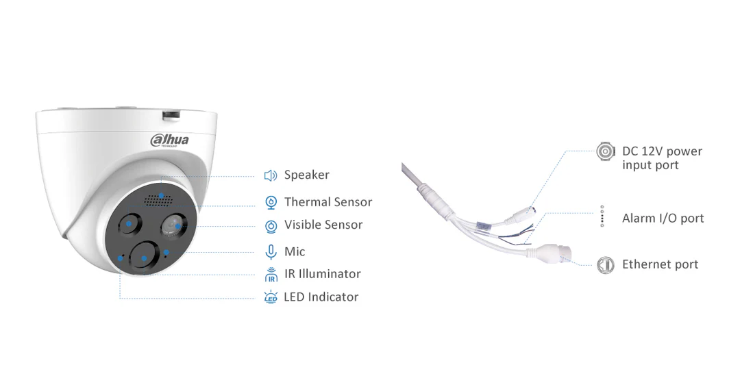 DHI HY FT121LDP TD1F4 Flame Detection Network Camera 09