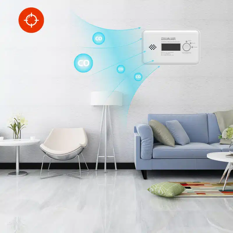 DHI HY GC20B 10 Year Battery Carbon Monoxide Alarm 10