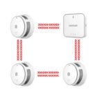 DHI HY GW01A S05 R8 A 3PCS 4PC Interlinked Smoke Alarms New Generation and Wireless Gateway 01